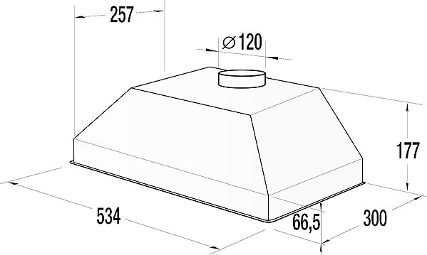 GORENJE BHI681EB cooker hood.