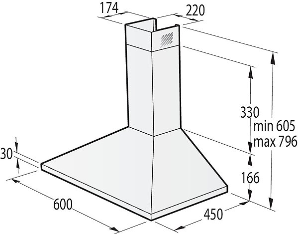 GORENJE WHC629E4W cooker hood.