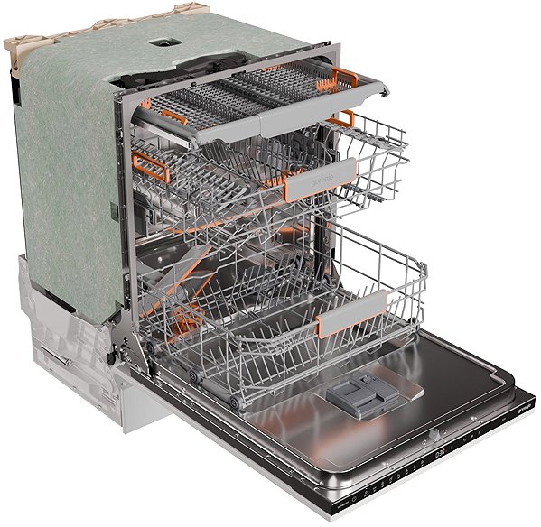 GORENJE GV663B66 built-in dishwasher.