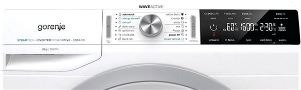 Steam Washing Machine GORENJE WA963PS SteamTech Features/technology