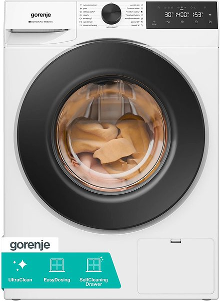 Slim steam washing machine GORENJE WG4S74A21 UltraClean ...