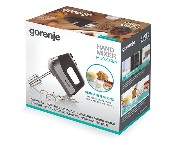 Hand Mixer Gorenje M500DCBK Packaging/box