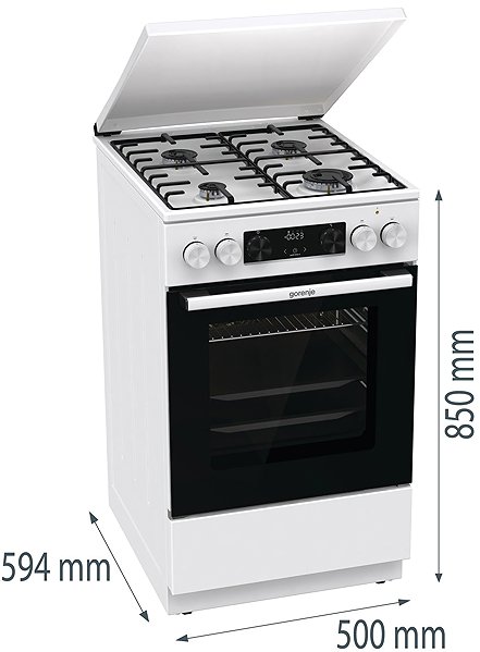 GORENJE GK5C64WH cooker.