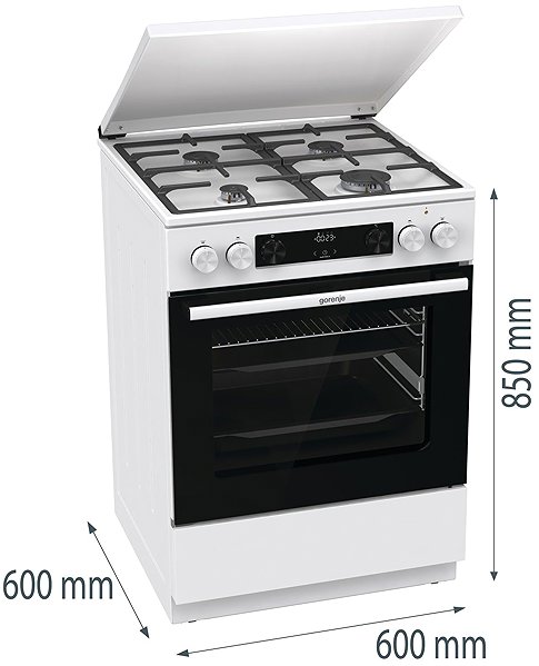 GORENJE GKS6C71WF cooker.