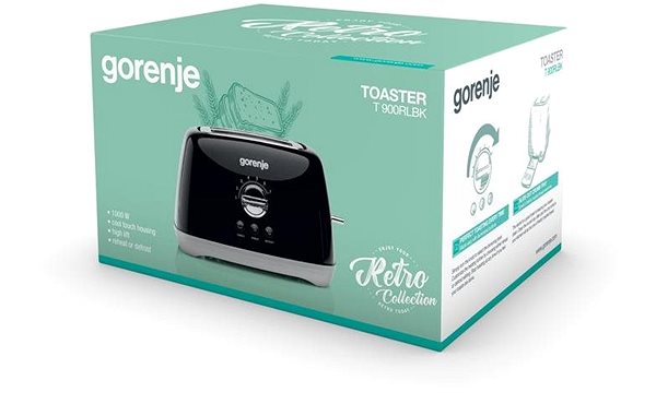 Toaster Gorenje T900RLBK Packaging/box