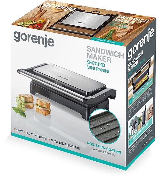 Sandwich Maker GORENJE SM701SB Packaging/box