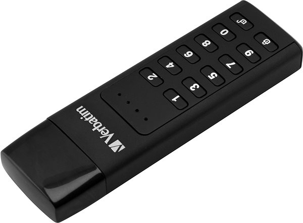 USB kľúč VERBATIM Keypad Secure Drive USB-C 32GB USB 3.1 Bočný pohľad