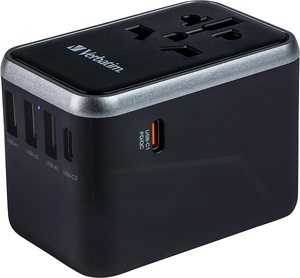 Cestovný adaptér VERBATIM Universal Travel Adapter UTA-04 PD 61 W ...