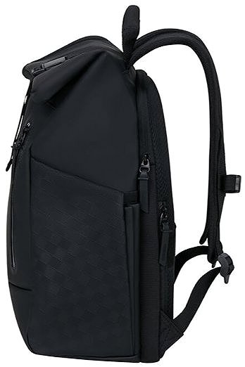 Laptop-Rucksack American Tourister Urban Tide Rolltop Laptop BP 14” Black ...