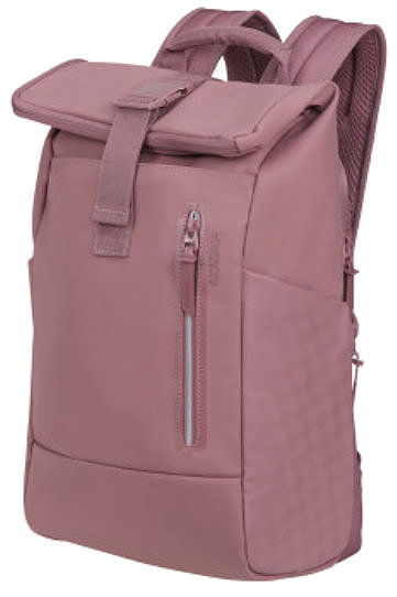 Laptop Backpack American Tourister Urban Tide Rolltop Laptop BP 14” Galactic Mauve ...