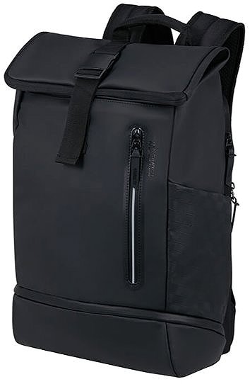 Laptop Backpack American Tourister Urban Tide Rolltop Laptop BP 15.6” Black ...