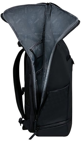 Laptop Backpack American Tourister Urban Tide Rolltop Laptop BP 15.6” Black ...