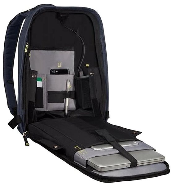 Batoh na notebook Samsonite Securipak Travel Backpack 15.6“ EXP Eclipse Blue ...