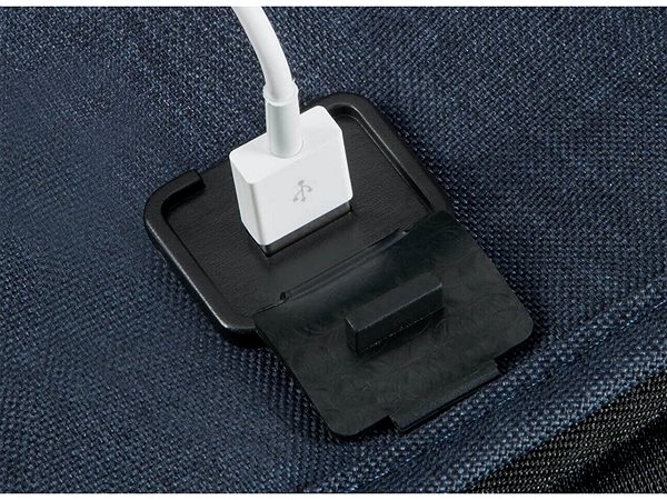 Laptop hátizsák Samsonite Securipak Travel Backpack 15.6“ EXP Black steel ...