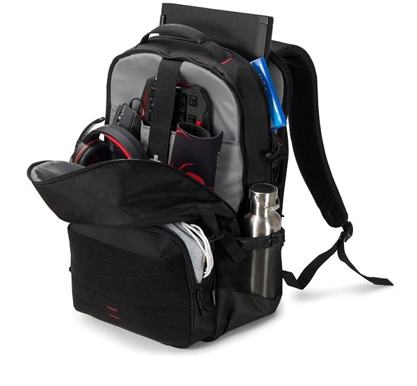 Laptop hátizsák Dicota Backpack Hero Esports 15“- 17,3“ fekete Jellemzők/technológia