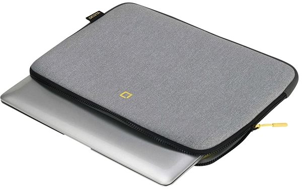 Laptop Case Dicota Skin FLOW 13“- 14.1“ Grey/Yellow Features/technology