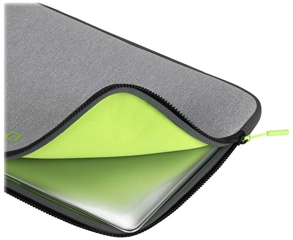 Laptop Case Dicota Skin FLOW 15.6“ Grey/Green Features/technology