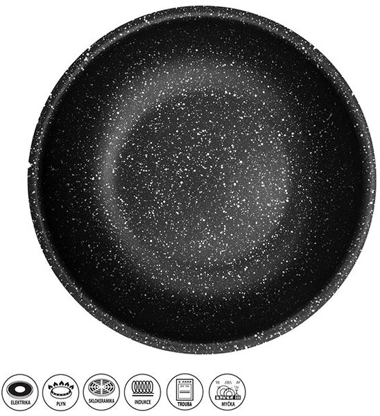 Pan GRANDE COMBI Frying Pan WOK diameter of 26cm Features/technology
