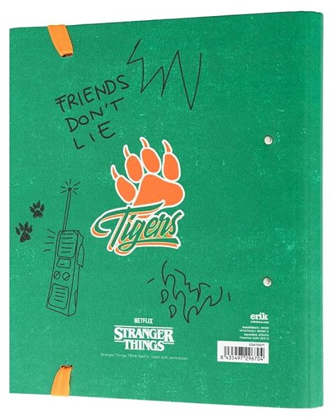 Arch Folder GRUPO ERIK Stranger Things: Hawkins High School A4, 40 mm, 2-ring ...