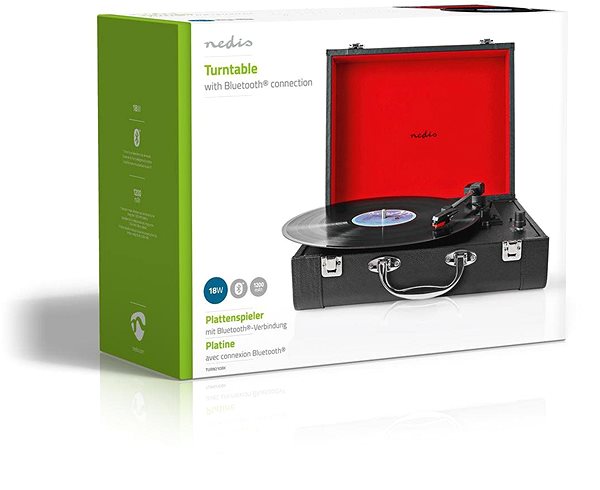Turntable Nedis turntable TURN210BK ...