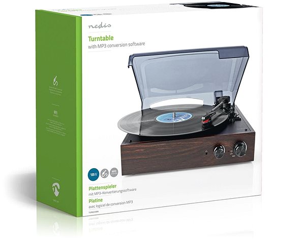 Turntable Nedis turntable TURN220BN ...