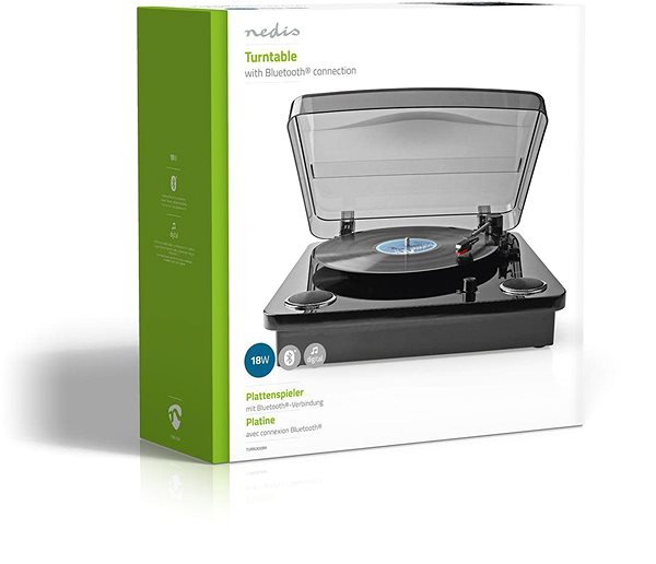 Turntable Nedis Turntable TURN300BK ...