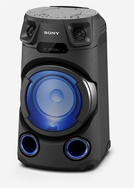 Bluetooth-Lautsprecher Sony MHC-V13 - schwarz Seitlicher Anblick