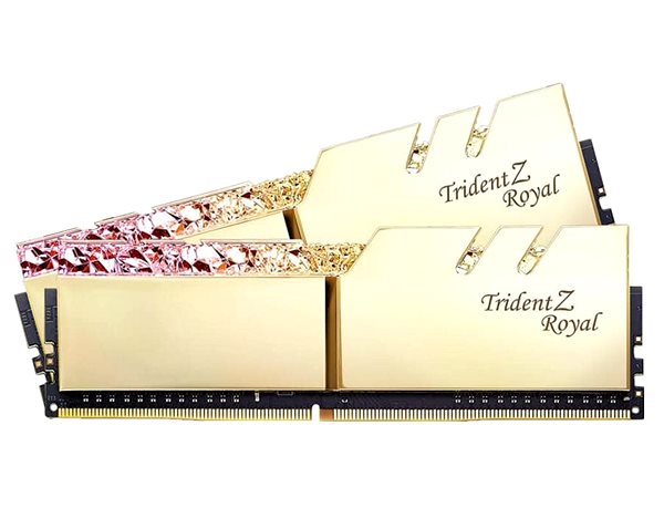 Arbeitsspeicher G.SKILL 16GB KIT DDR4 3200MHz CL16 Trident Z Royal RGB Gold Mermale/Technologie