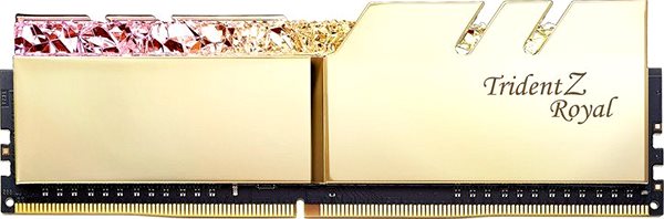 Arbeitsspeicher G.SKILL 16GB KIT DDR4 3200MHz CL16 Trident Z Royal RGB Gold Screen