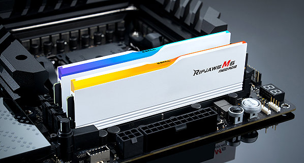 Arbeitsspeicher G.SKILL 32GB KIT DDR5 6000MT/s CL36 Ripjaws M5 Neo RGB White.