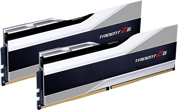 RAM G.SKILL 32GB KIT DDR5 5600MHz CL36 Trident Z5 Silver Lateral view