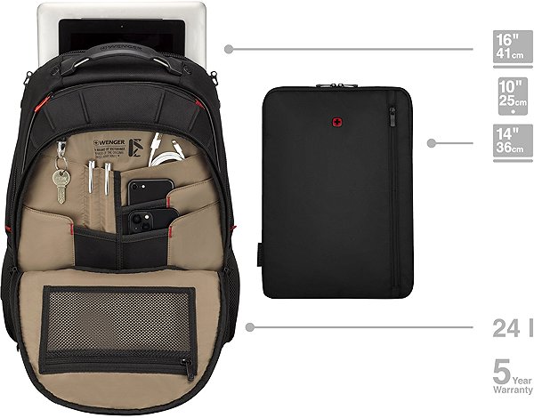 Laptop Backpack WENGER Carbon Pro Compact 14