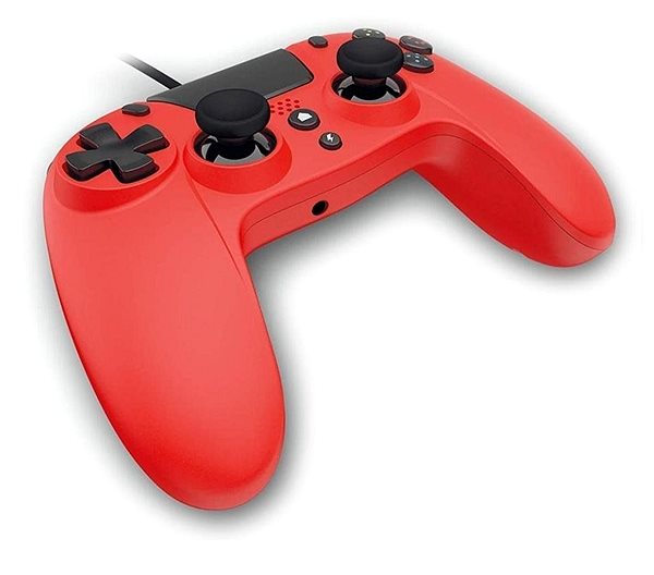 Gamepad Gioteck VX-4 Gamepad PS4 Red Lateral view