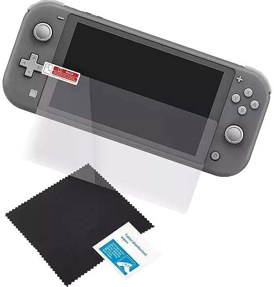 Glass Screen Protector Gioteck Protective Glass for Nintendo Switch Lite Package content