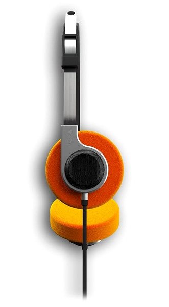 Gaming Headphones Gioteck TX20 Black-orange Lateral view