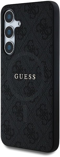 Handyhülle Guess PU Leather 4G Colored Ring MagSafe Back Cover für Samsung Galaxy S25+ Black ...