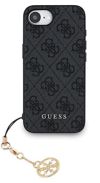 Handyhülle Guess 4G Charm Rückseiten-Hülle für iPhone 16e/17e Tone on Tone Grey ...