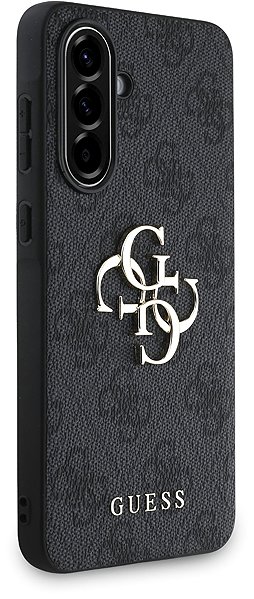 Handyhülle Guess PU 4G Metall Logo Rückseiten-Hülle für Samsung Galaxy A36 Grey ...