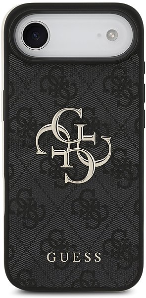 Handyhülle Guess PU 4G Metal Logo Back Cover für iPhone Air Grey ...