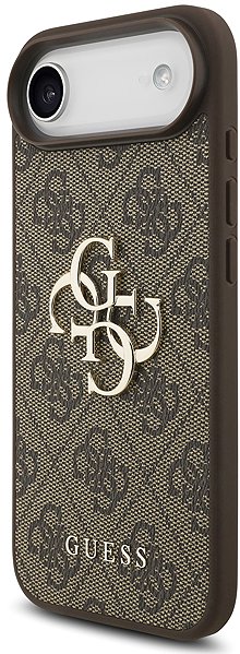 Handyhülle Guess PU 4G Metal Logo Back Cover für iPhone Air Brown ...