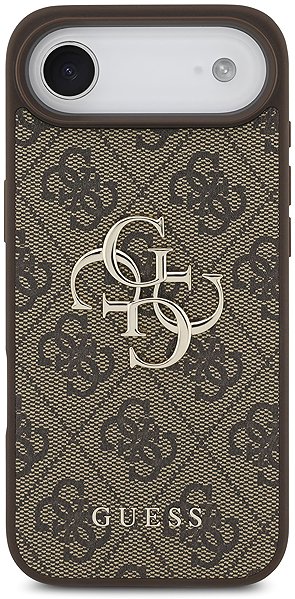 Handyhülle Guess PU 4G Metal Logo Back Cover für iPhone Air Brown ...