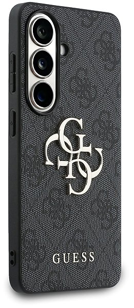 Handyhülle Guess PU 4G Metal Logo Back Cover für Samsung Galaxy S26 Grey ...