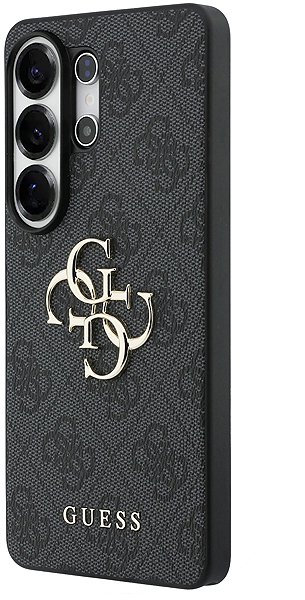 Handyhülle Guess PU 4G Metal Logo Back Cover für Samsung Galaxy S26 Ultra Grey ...