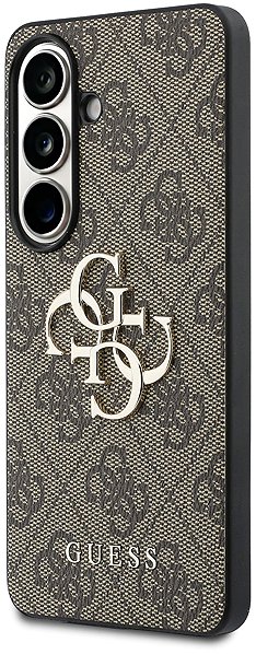 Handyhülle Guess PU 4G Metal Logo Back Cover für Samsung Galaxy S26+ Brown ...