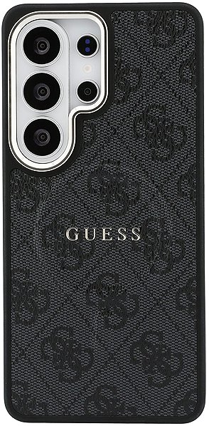 Handyhülle Guess PU Leather 4G Gold Frame Magnetic Back Cover für Samsung Galaxy S26 Ultra Black ...