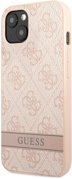 Handyhülle Guess PU 4G Stripe Cover für Apple iPhone 13 mini Pink ...