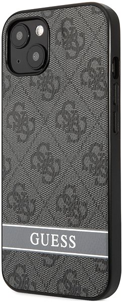 Handyhülle Guess PU 4G Stripe Cover für Apple iPhone 13 Grey ...