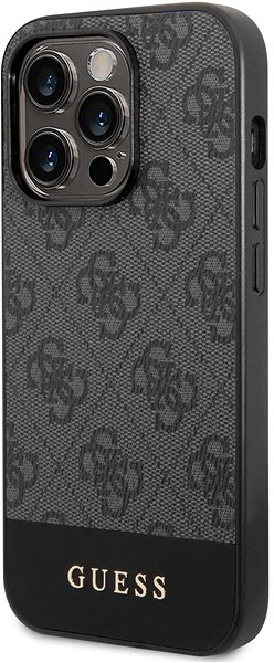 Handyhülle Guess 4G Stripe Back Cover für iPhone 14 Pro Grey ...