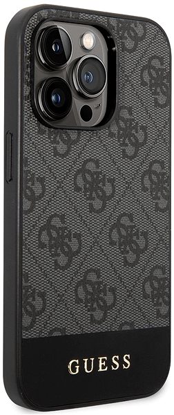 Handyhülle Guess 4G Stripe Back Cover für iPhone 14 Pro Grey ...
