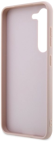 Telefon tok Guess PU 4G Metal Logo Samsung Galaxy S23+ rózsaszín hátlap tok ...